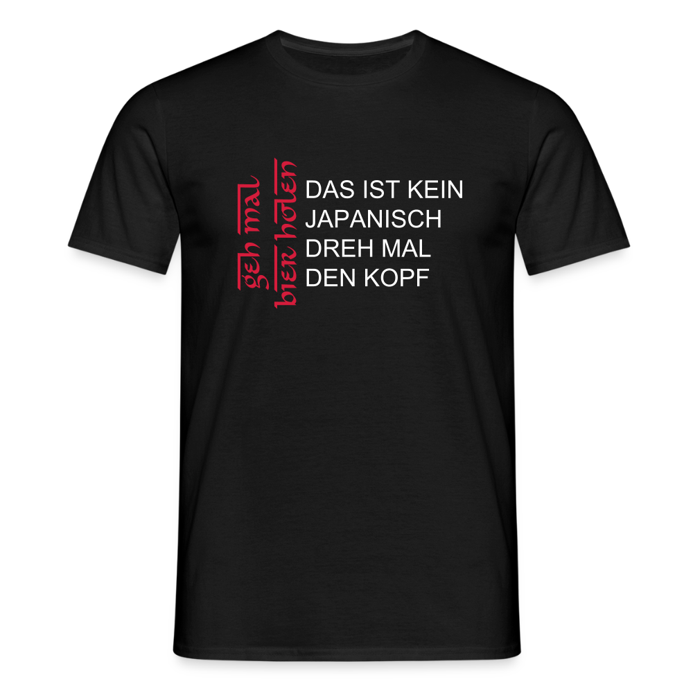 SSW2456DAS IST KEIN JAPANISCH DREH MAL DEN KOPF - Schwarz