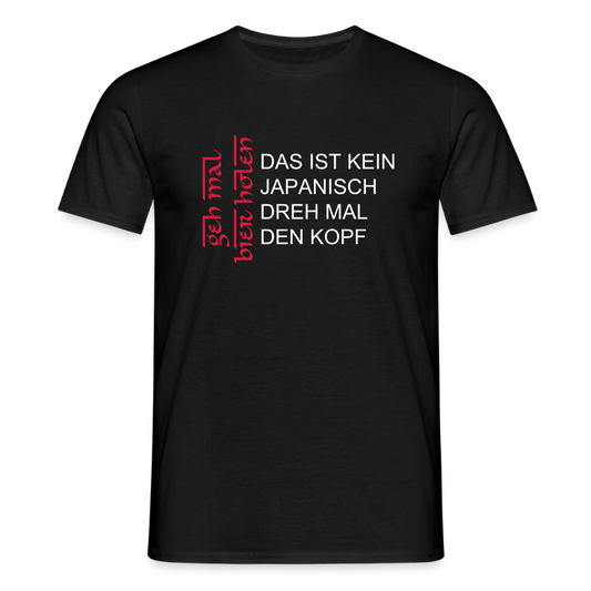 SSW2456DAS IST KEIN JAPANISCH DREH MAL DEN KOPF - Schwarz