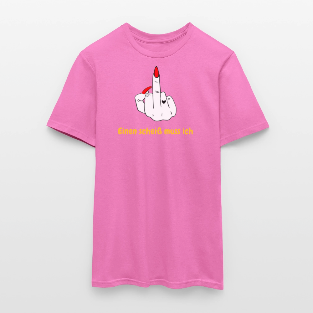 SSW2643Einen scheiß muss ich Mittelfinger Rot - Pink