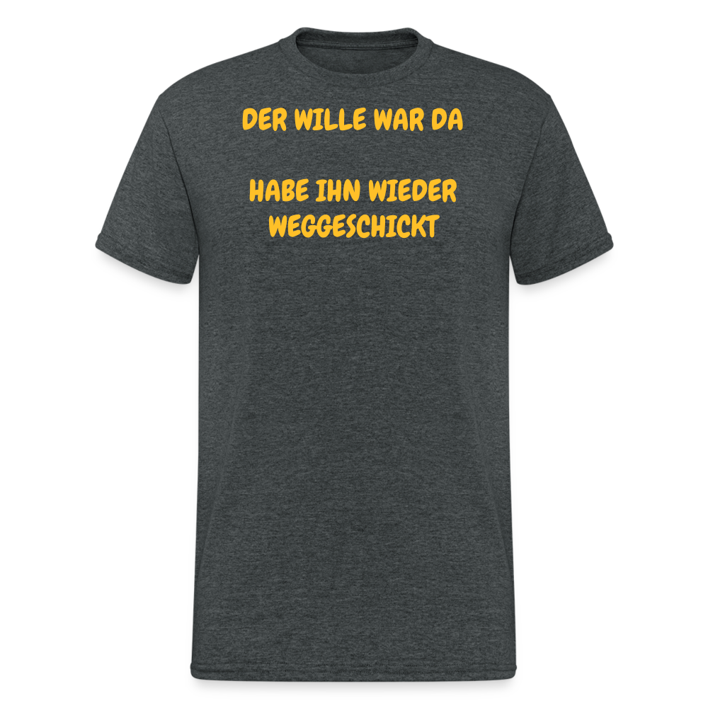 SSW2426DER WILLE WAR DA  HABE IHN WIEDER WEGGESCHICKT - Dunkelgrau meliert