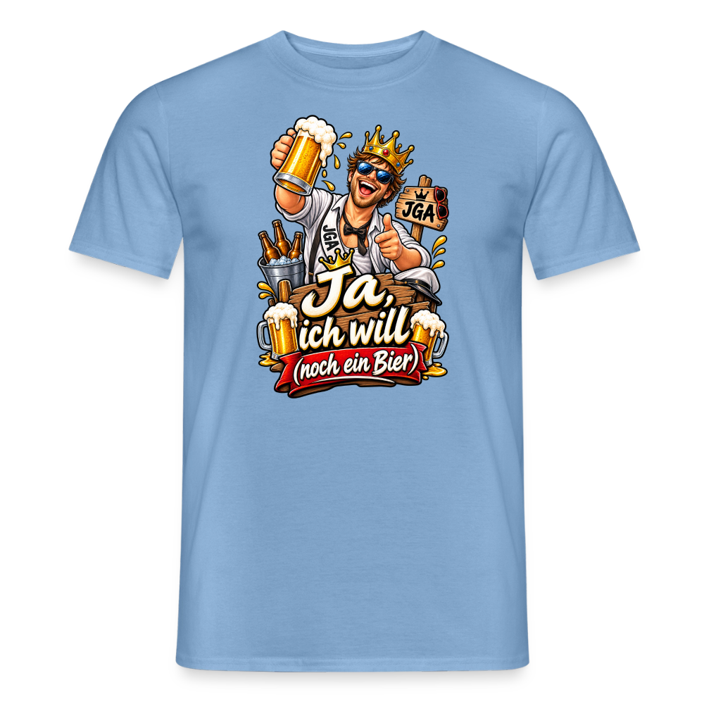 SSW2906JA ICH WILL NOCH EIN BIER - Carolina Blue