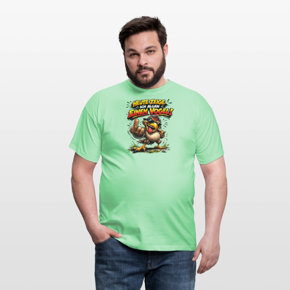 SSW2798 HEUTE ZEIGE ICH ALLEN EINEN VOGEL - Mintgrün