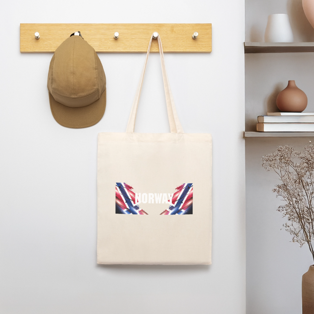 SSW2529 Stofftasche Flag of Norway - Weißgrau