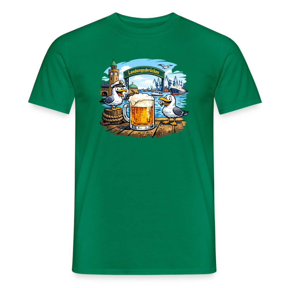 SSW2869Möwen Bier Landungsbrücken - Kelly Green