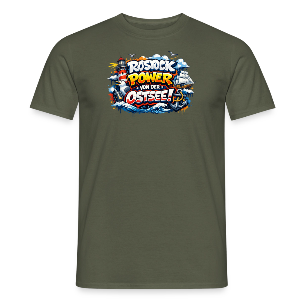 SSW2888 ROSTOCK POWER VON DER OSTSEE! - Militärgrün