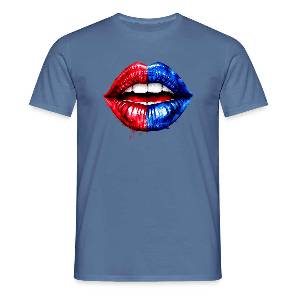 SSW2546Lippen-Mund USA - Taubenblau 