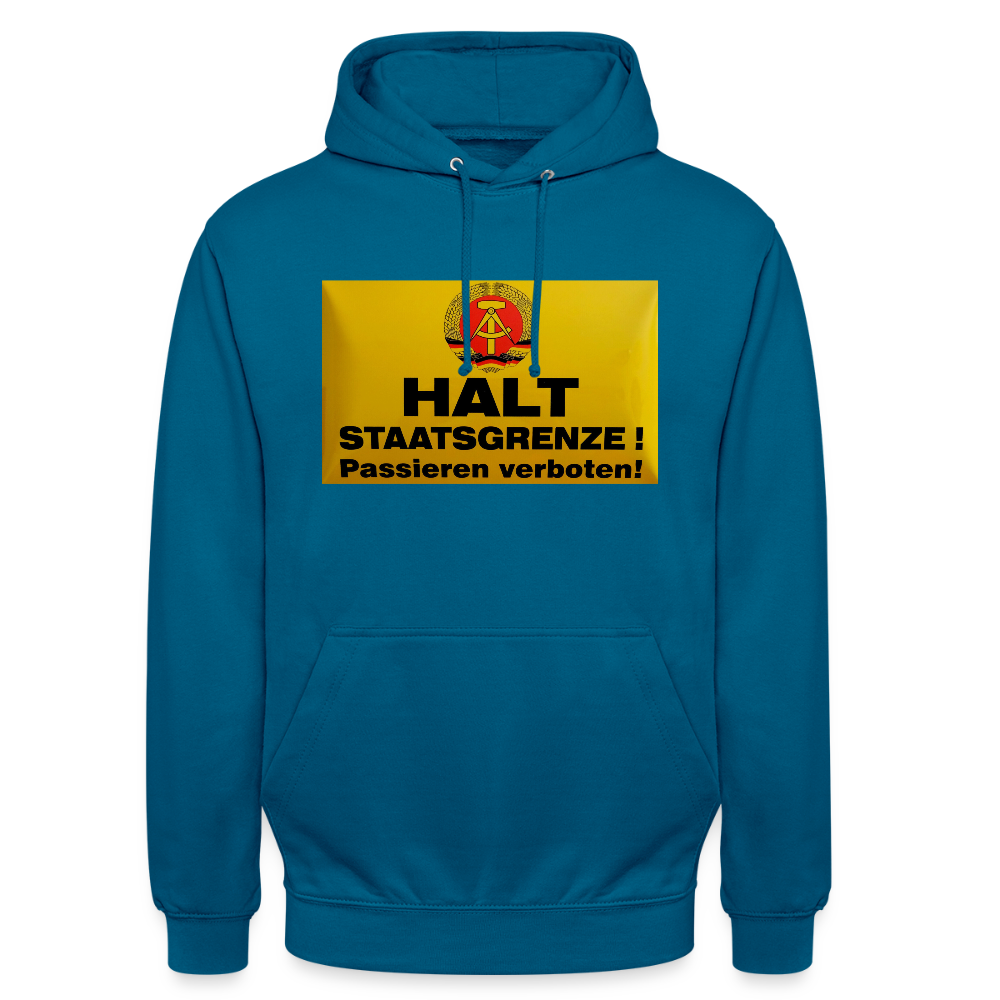 OSSI19 Hoodie HALT STAATSGRENZE - Tiefseeblau 