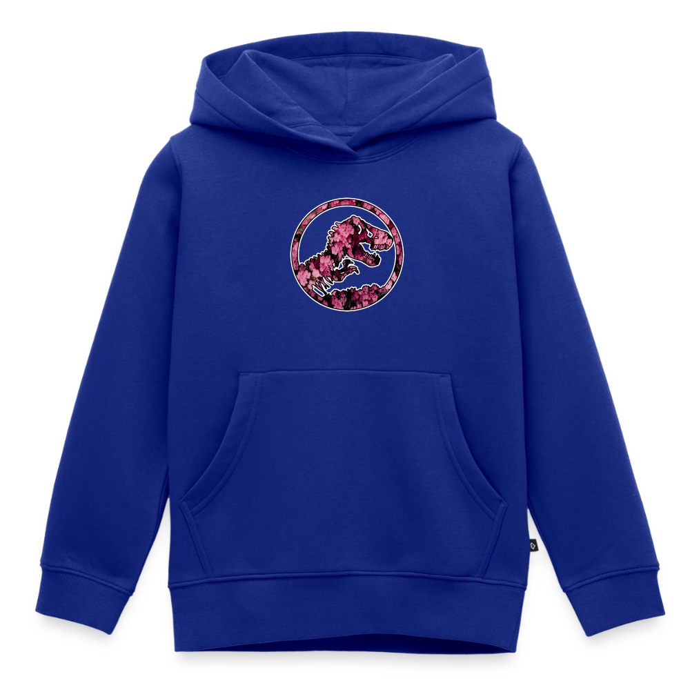 SSW1479 Hoodie jurassic_flowers_v2 - Royalblau