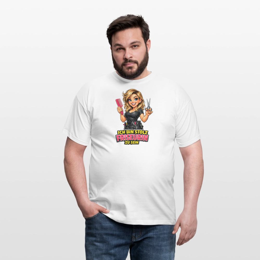 SSW2820 ICH BIN STOLZ FRISEURIN ZU SEIN - Weiß