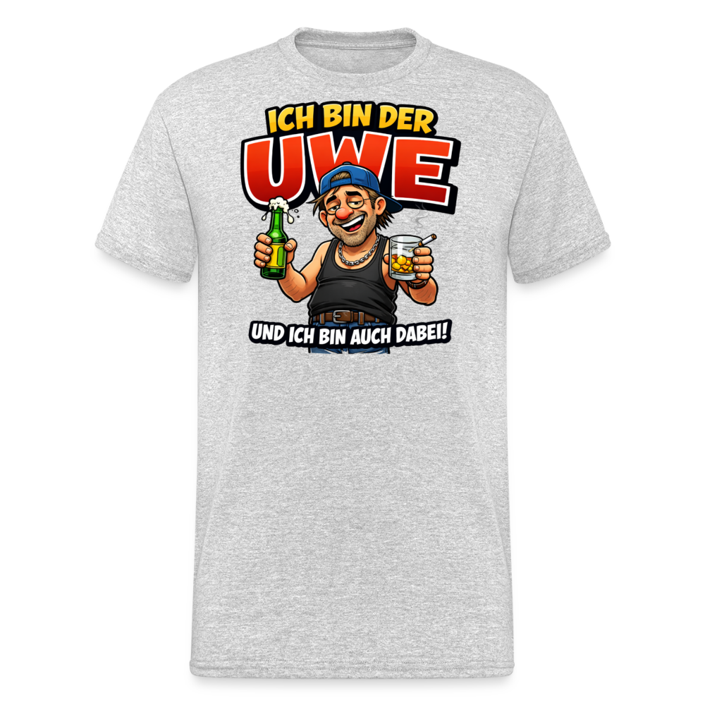 SSW2833 ICH BIN DER UWE - Grau meliert