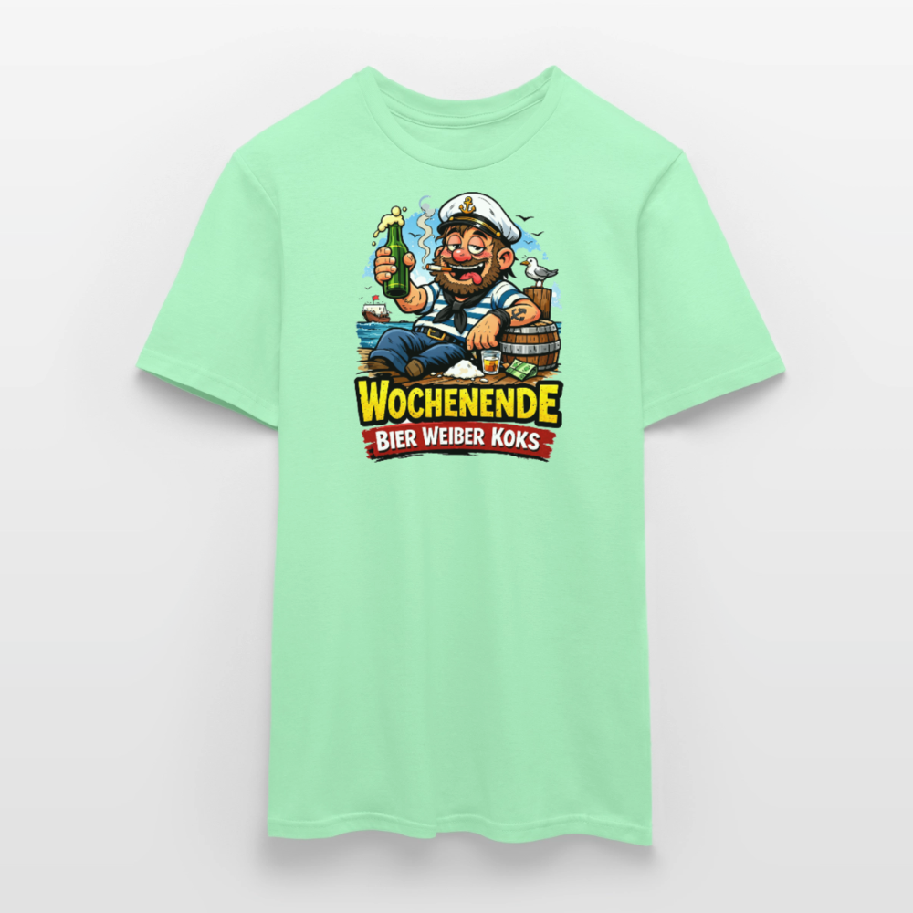 SSW2716Wochenende Bier Weiber Koks - Mintgrün