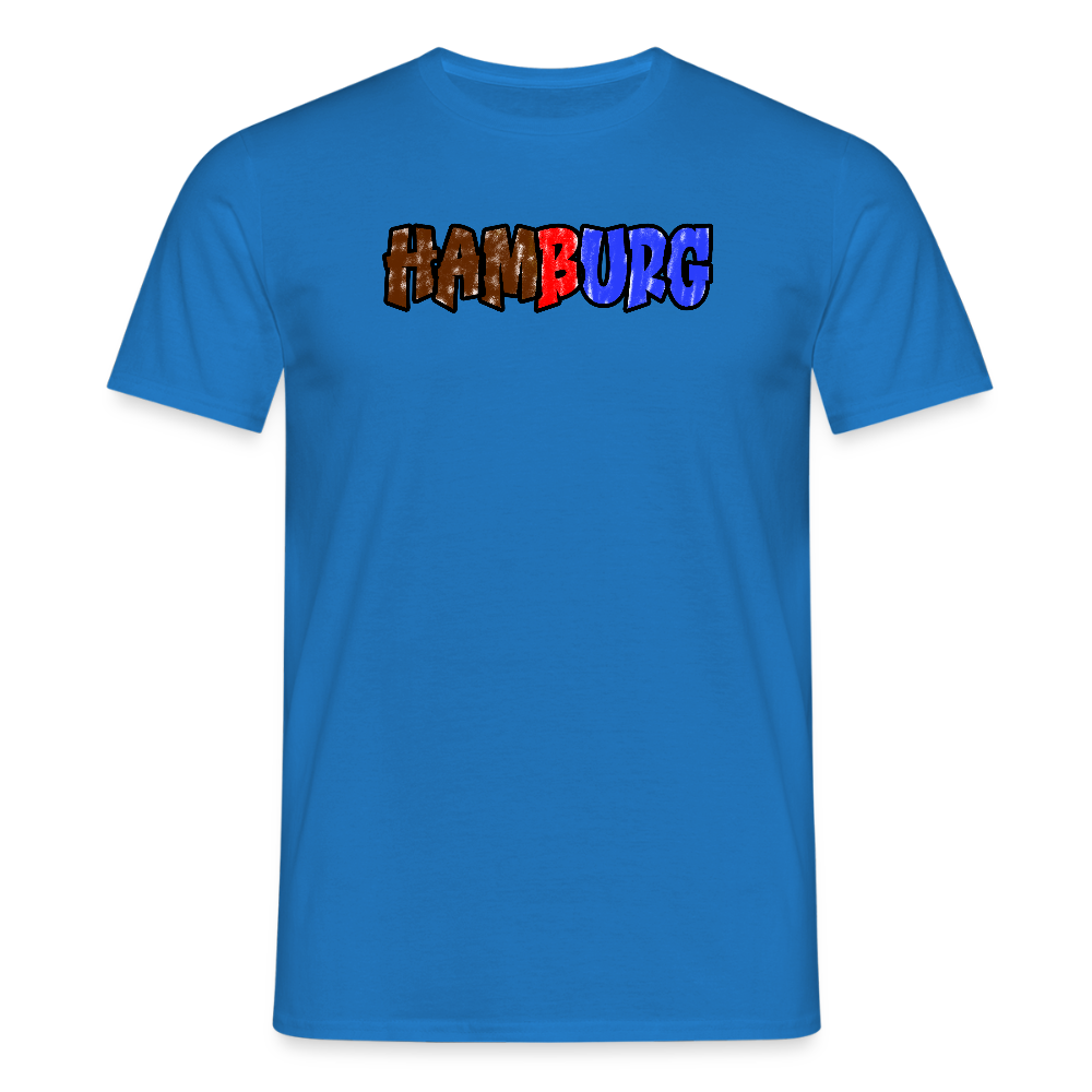 SSW2679Hamburg Braun rot Blau - Royalblau