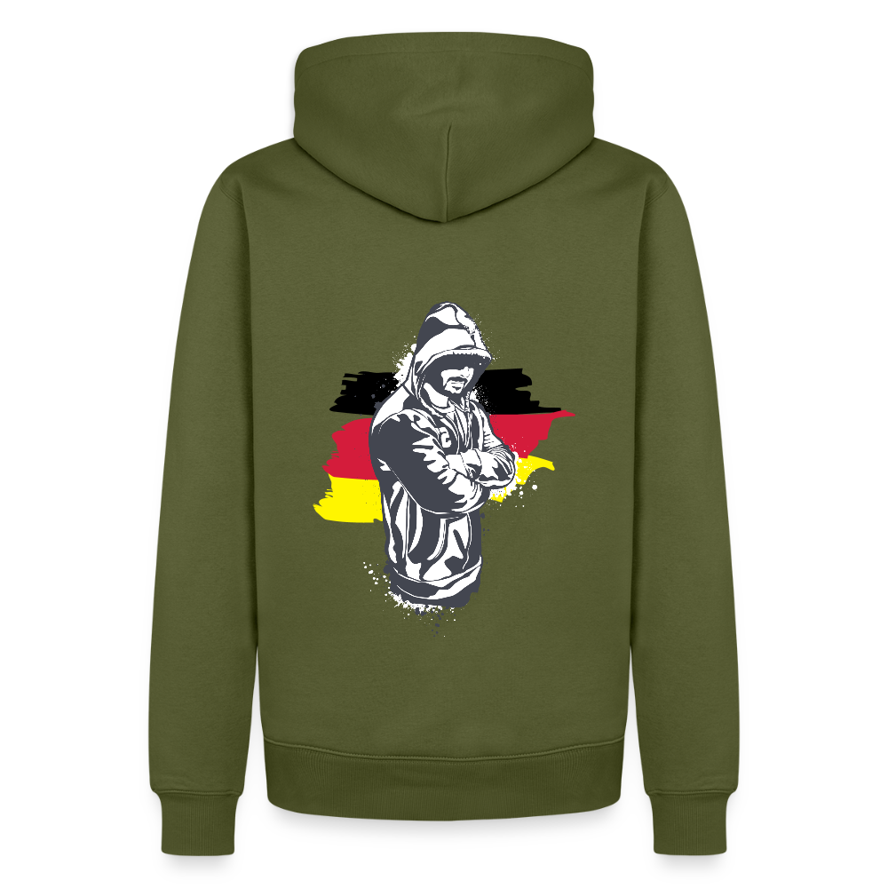 SSW1157Hoodie Kriminell Hände verschränkt - Khaki
