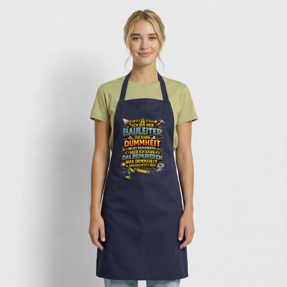 SSW2792 ICH BIN DER BAULEITER ICH KANN DUMMHEIT NICHT REPARIEREN ABER ICH KANN DAS REPARIEREN WAS DUMMHEIT ANGERICHTET HAT - Navy