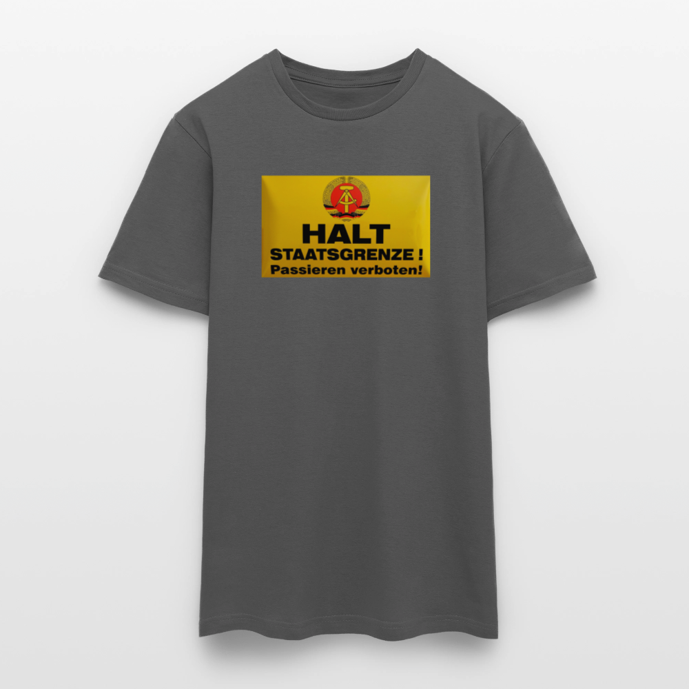 OSSI19 Tshirt HALT STAATSGRENZE - Anthrazit