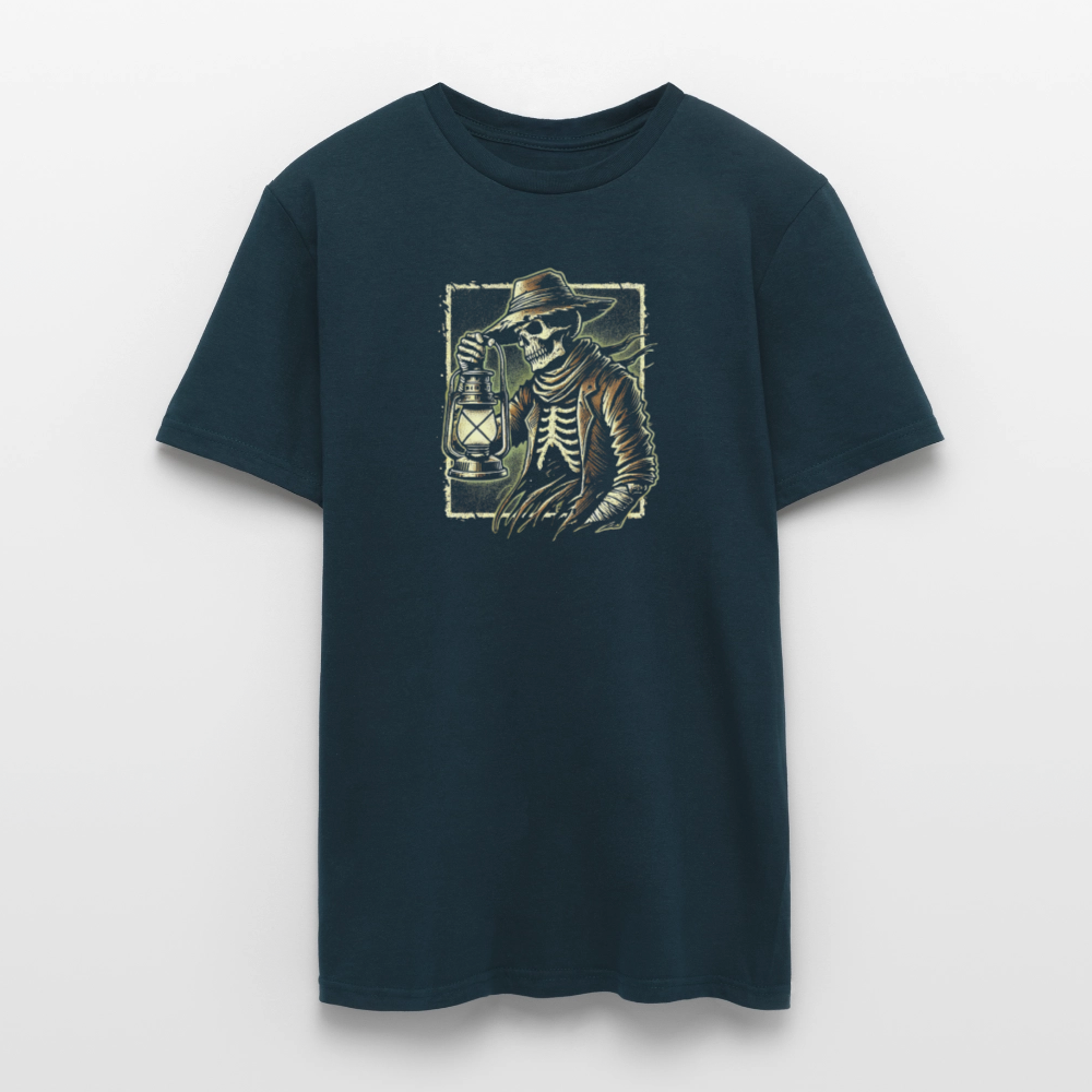 SSW2504Skeleton Holding a Lantern Gritty - Navy