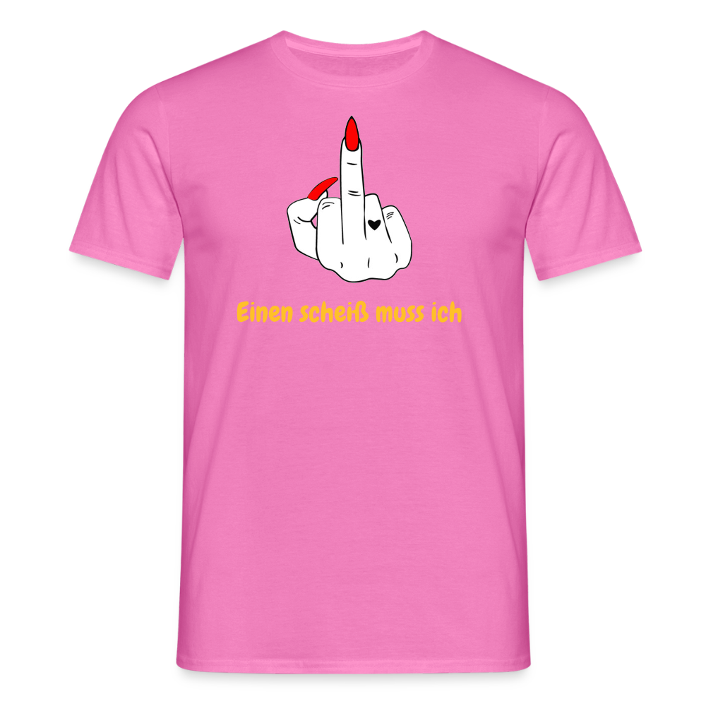 SSW2643Einen scheiß muss ich Mittelfinger Rot - Pink
