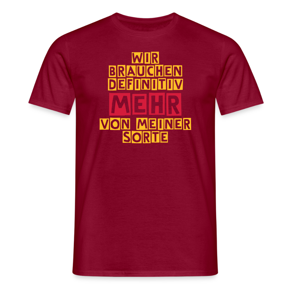 SSW2665WIR BRAUCHEN DEFINITIV   VON MEINER SORTE - Ziegelrot