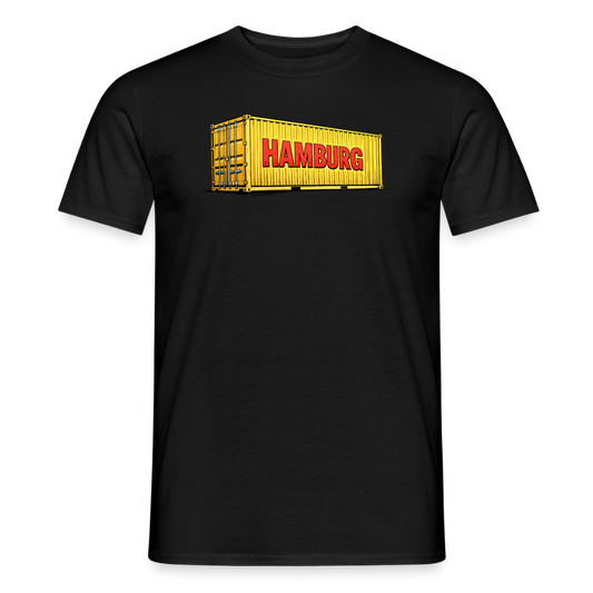SSW2860Hafen Hamburg gelber Container - Schwarz