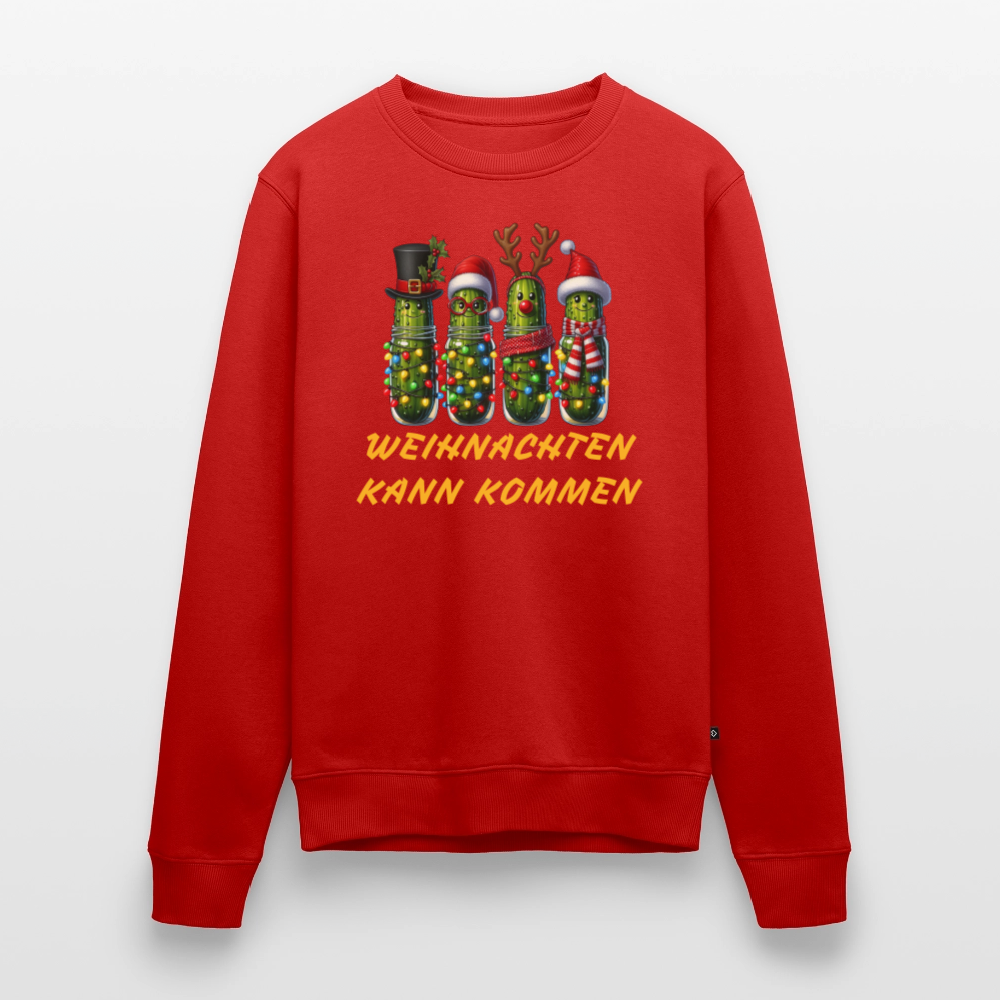 SSW2614WEIHNACHTEN KANN KOMMEN SWEATSHIRT - Rot