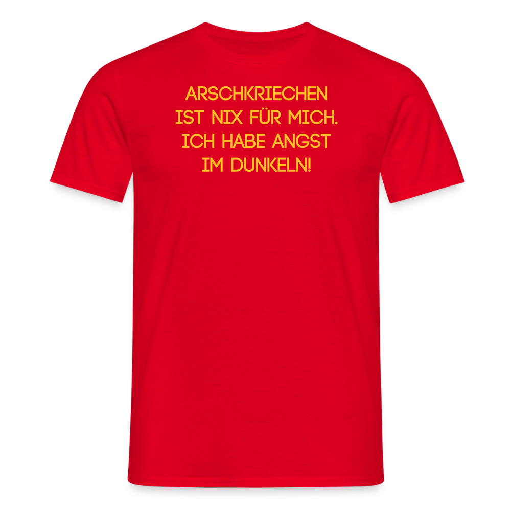 SSW2552ARSCHKRIECHEN IST NIX FÜR MICH. ICH HABE ANGST IM DUNKELN! - Rot
