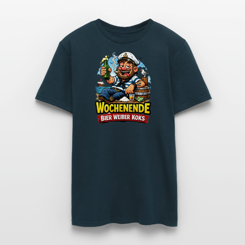 SSW2716Wochenende Bier Weiber Koks - Navy