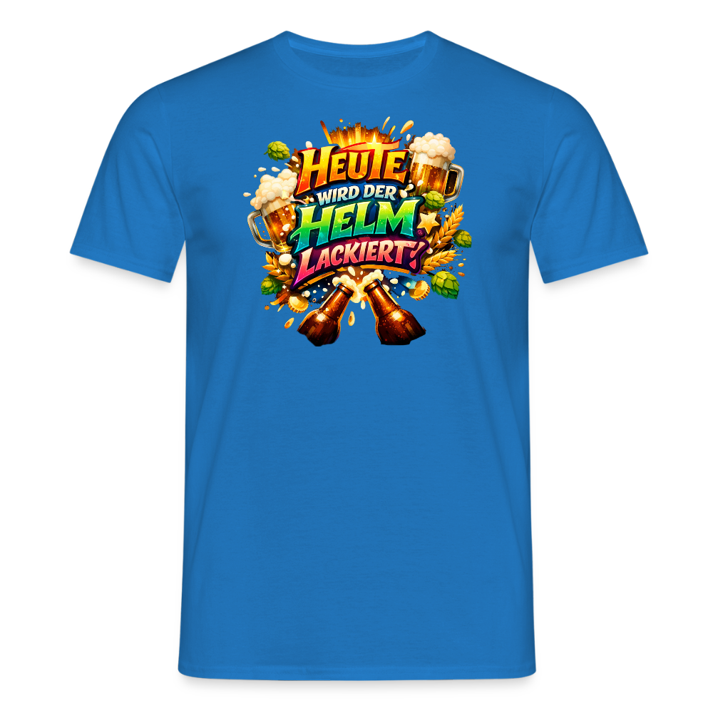 SSW2695HEUTE WIRD DER HELM LACKIERT - Royalblau