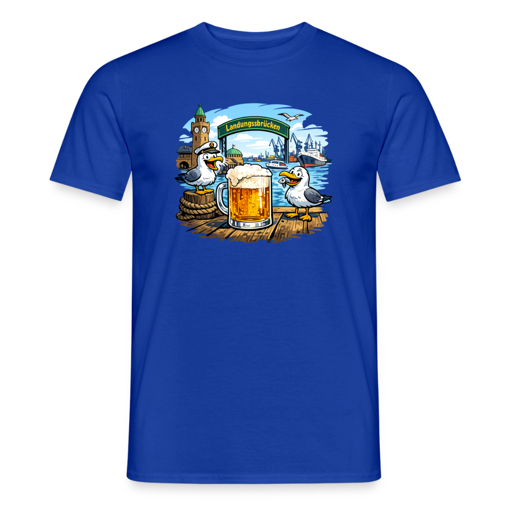 SSW2869Möwen Bier Landungsbrücken - Dunkelblau