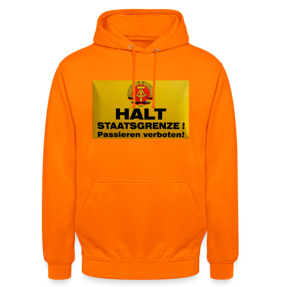 OSSI19 Hoodie HALT STAATSGRENZE - Orange