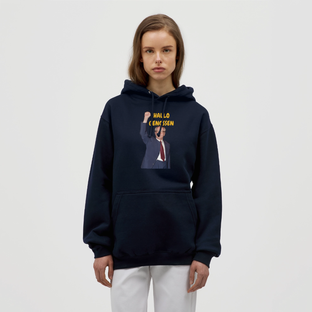 OSSI18Hoodie HALLO GENOSSEN - Navy