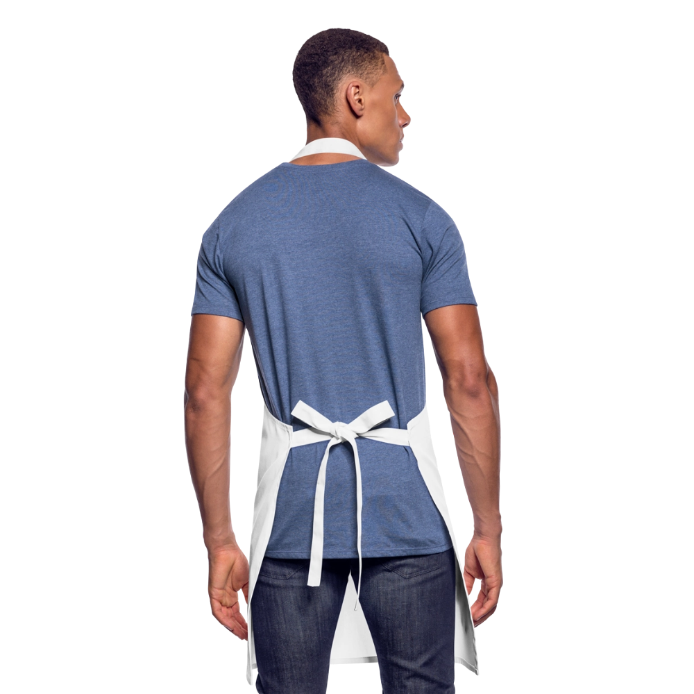 OSSI19 Kochschürze  HALT STAATSGRENZE - Weiß