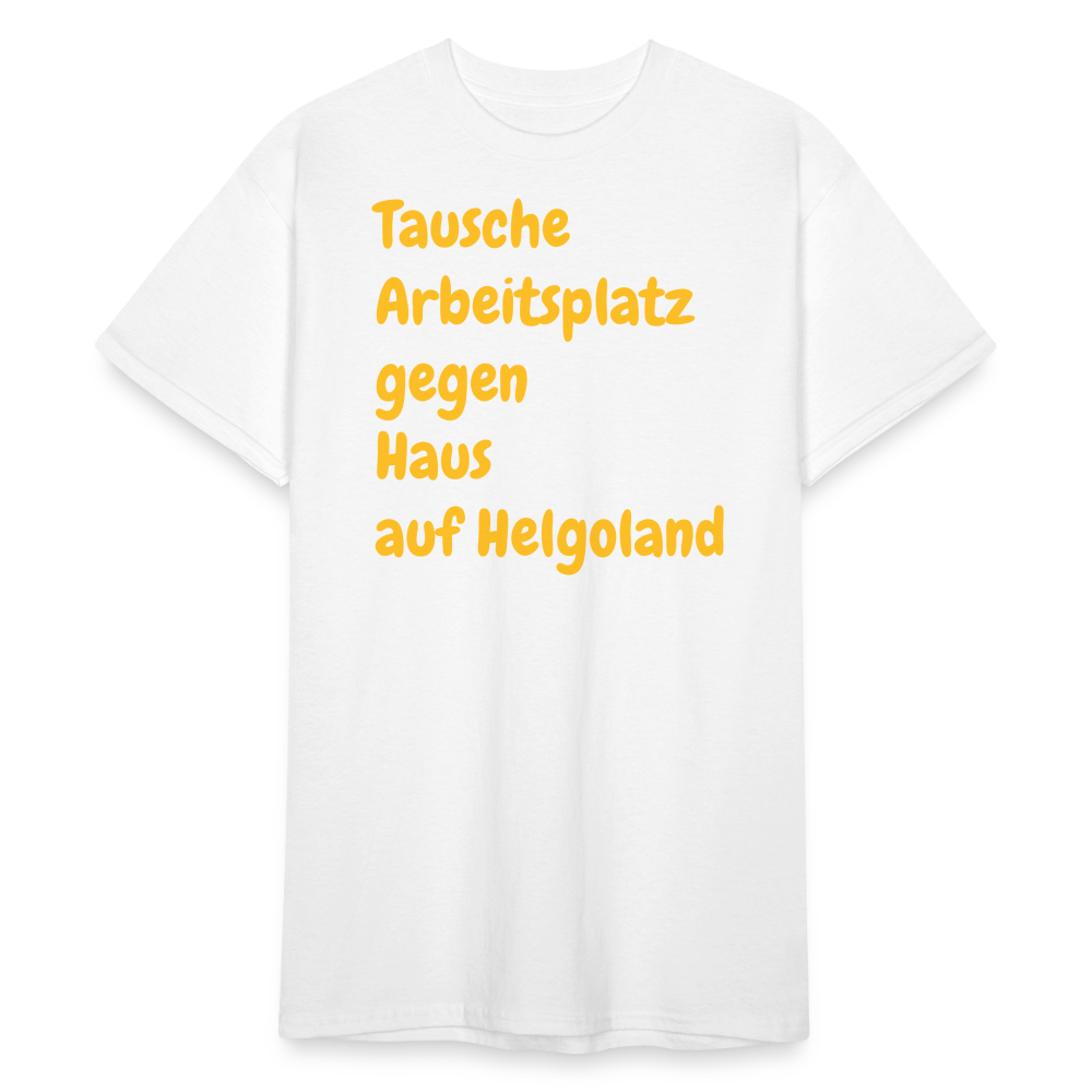 SSW2388Tausche Arbeitsplatz gegen Haus auf Helgoland - Weiß