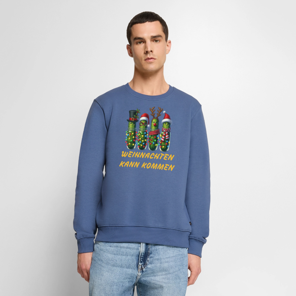 SSW2614WEIHNACHTEN KANN KOMMEN SWEATSHIRT - Taubenblau