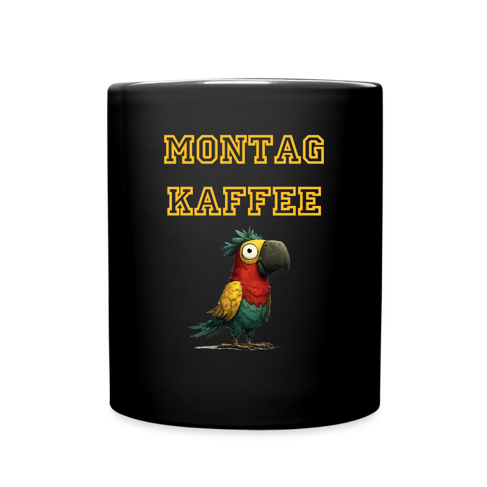 SSW2572 Montag KAFFEE Papagei - Schwarz