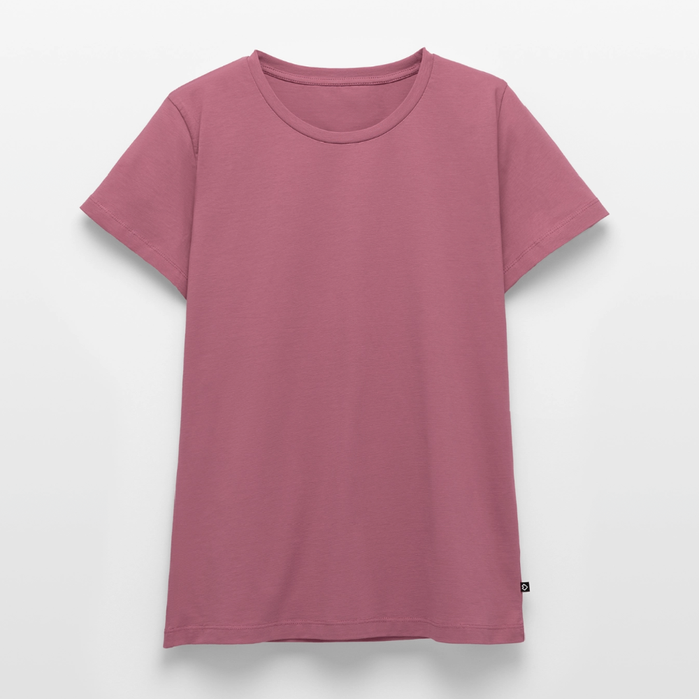 Tshirt Frauen Rückendruck Graffitischrift Förderverein Schule - Mauve
