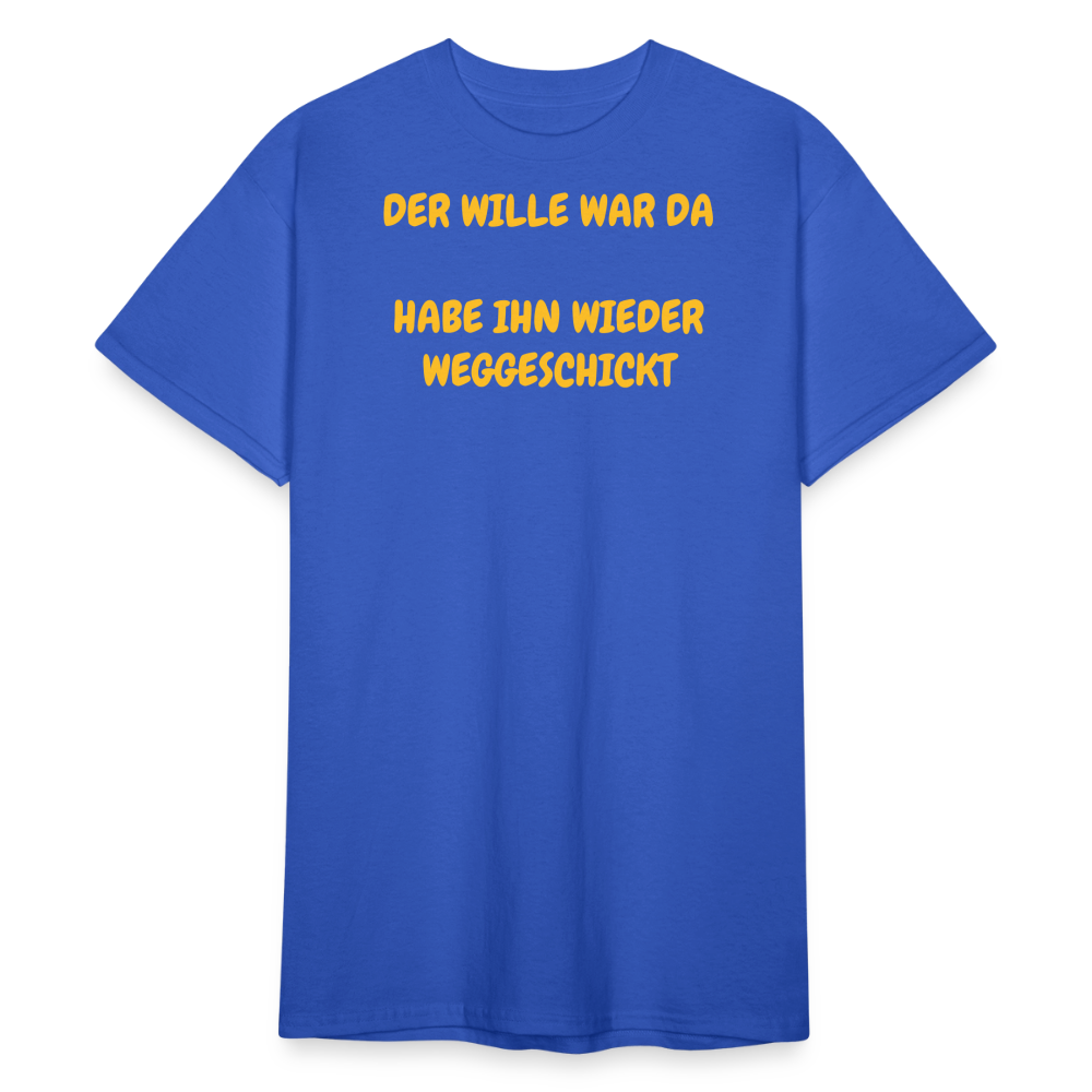 SSW2426DER WILLE WAR DA  HABE IHN WIEDER WEGGESCHICKT - Königsblau