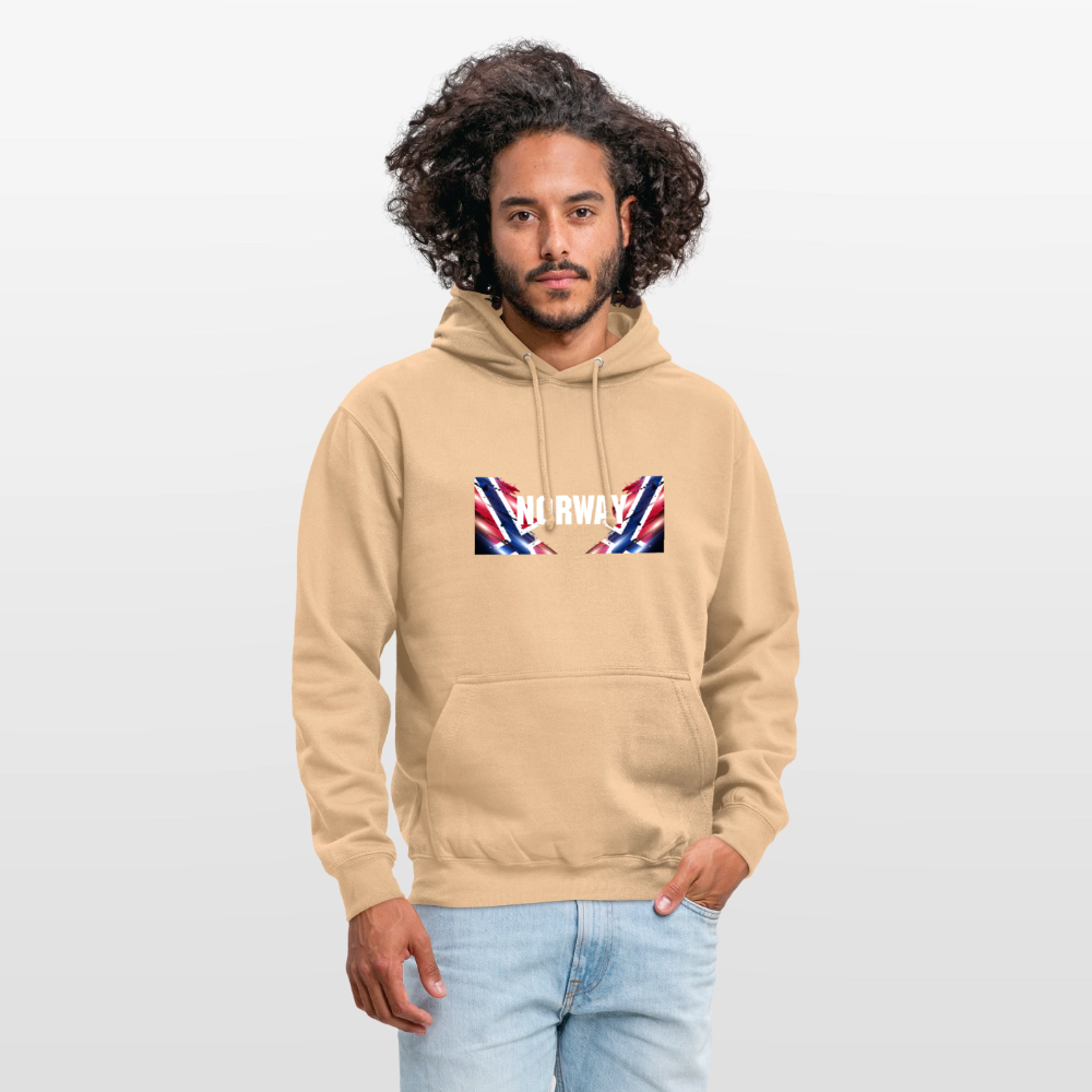 SSW2533 Kapuzenpulli Flag of Norway - Pfirsich