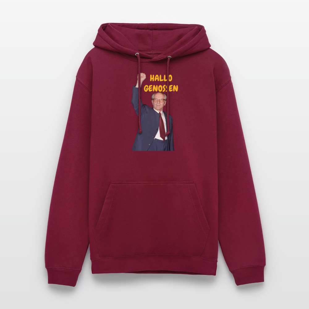 OSSI18Hoodie HALLO GENOSSEN - Bordeaux
