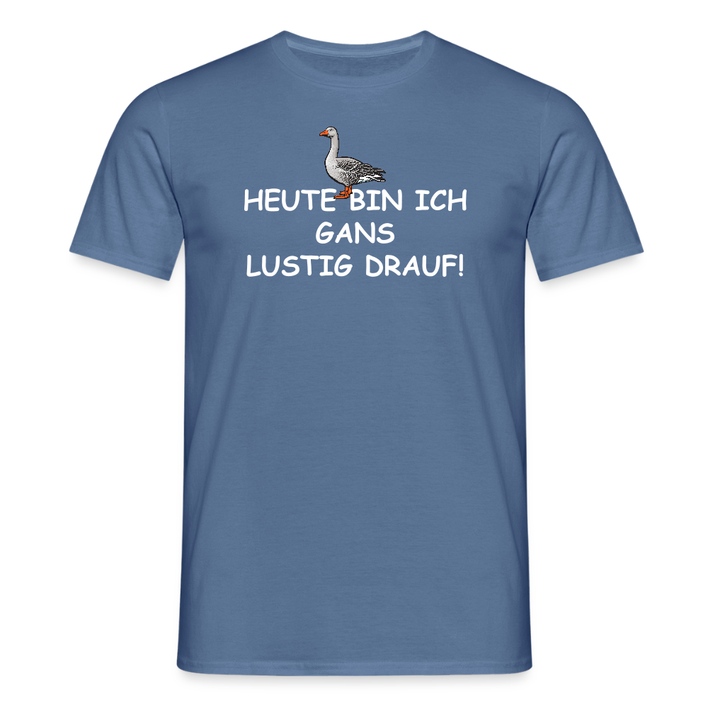 SSW2656HEUTE BIN ICH GANS LUSTIG DRAUF! - Taubenblau 