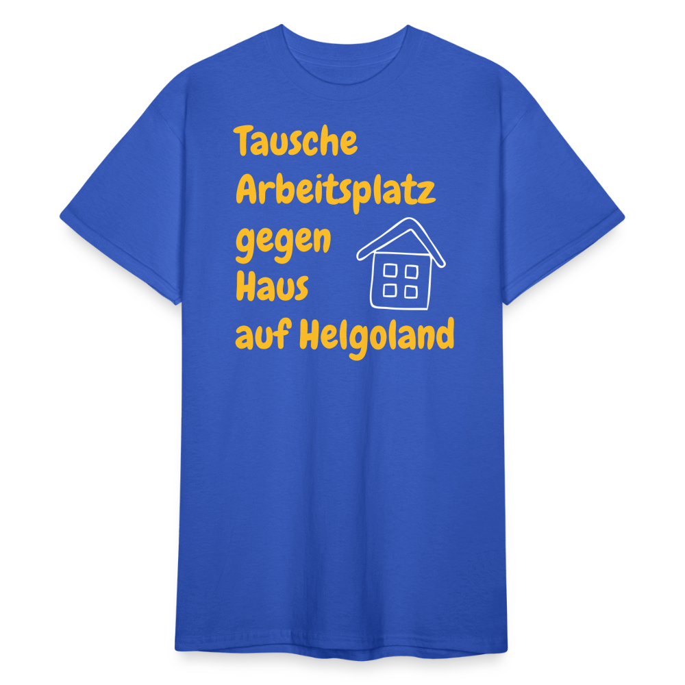SSW2388Tausche Arbeitsplatz gegen Haus auf Helgoland - Königsblau