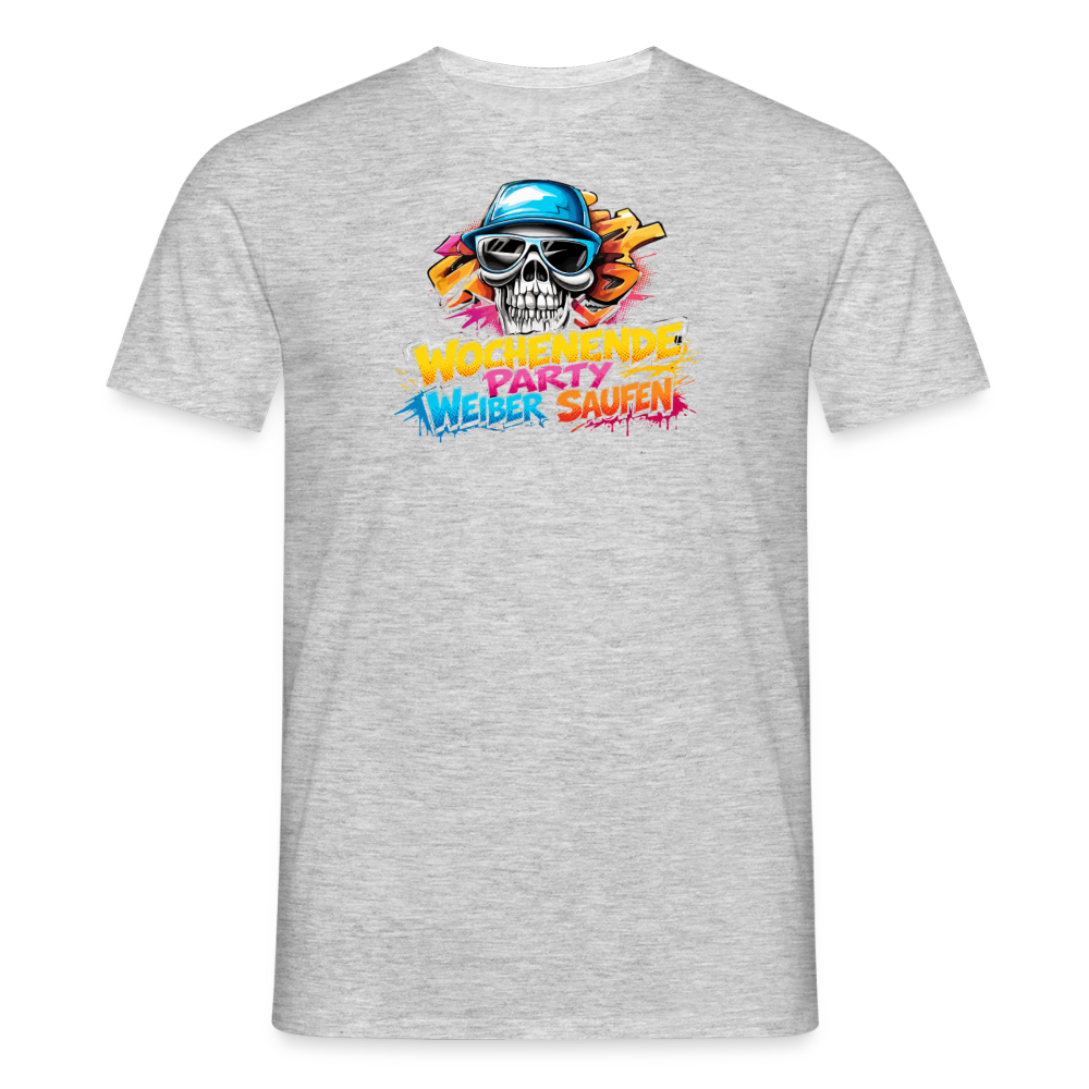 SSW2856Wochenende Party Weiber Saufen - Grau meliert