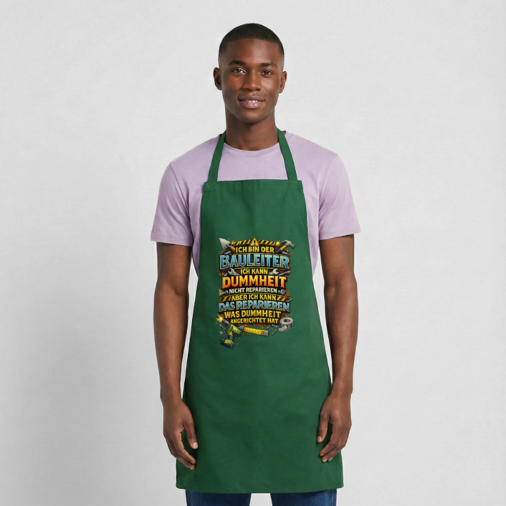 SSW2792 ICH BIN DER BAULEITER ICH KANN DUMMHEIT NICHT REPARIEREN ABER ICH KANN DAS REPARIEREN WAS DUMMHEIT ANGERICHTET HAT - Grün