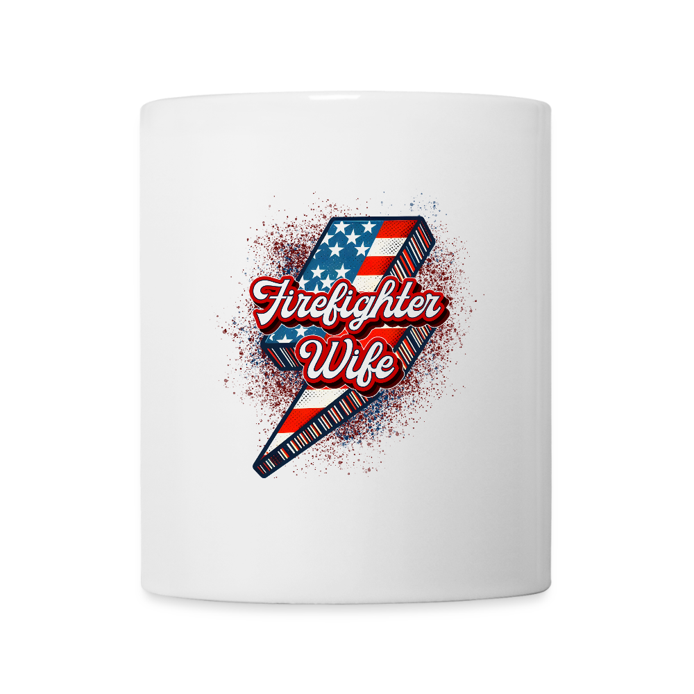 SSW2637KaffeetasseFirefighter Wife - Weiß