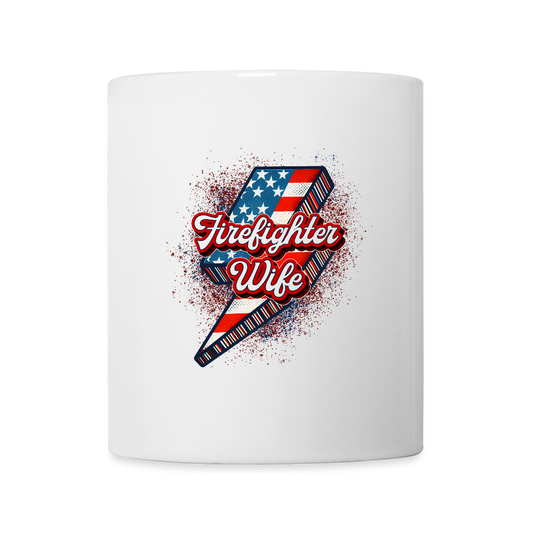 SSW2637KaffeetasseFirefighter Wife - Weiß