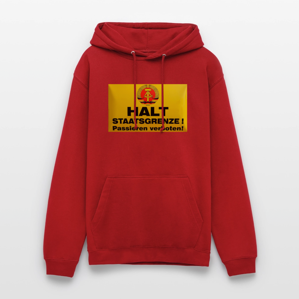 OSSI19 Hoodie HALT STAATSGRENZE - Rot