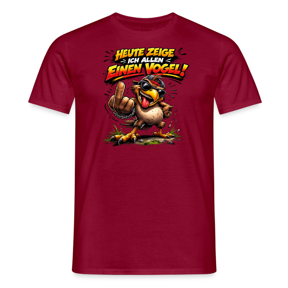 SSW2798 HEUTE ZEIGE ICH ALLEN EINEN VOGEL - Ziegelrot