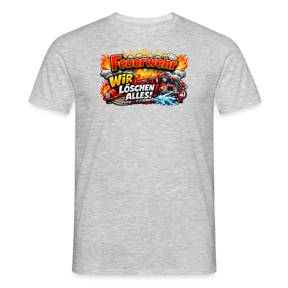 SSW2814 FEUERWEHR WIR LÖSCHEN ALLES - Grau meliert