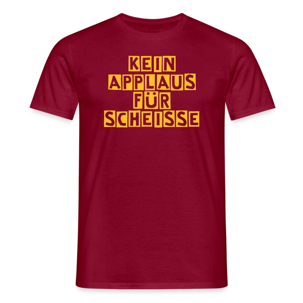 SSW2666KEIN APPLAUS FÜR SCHEISSE - Ziegelrot