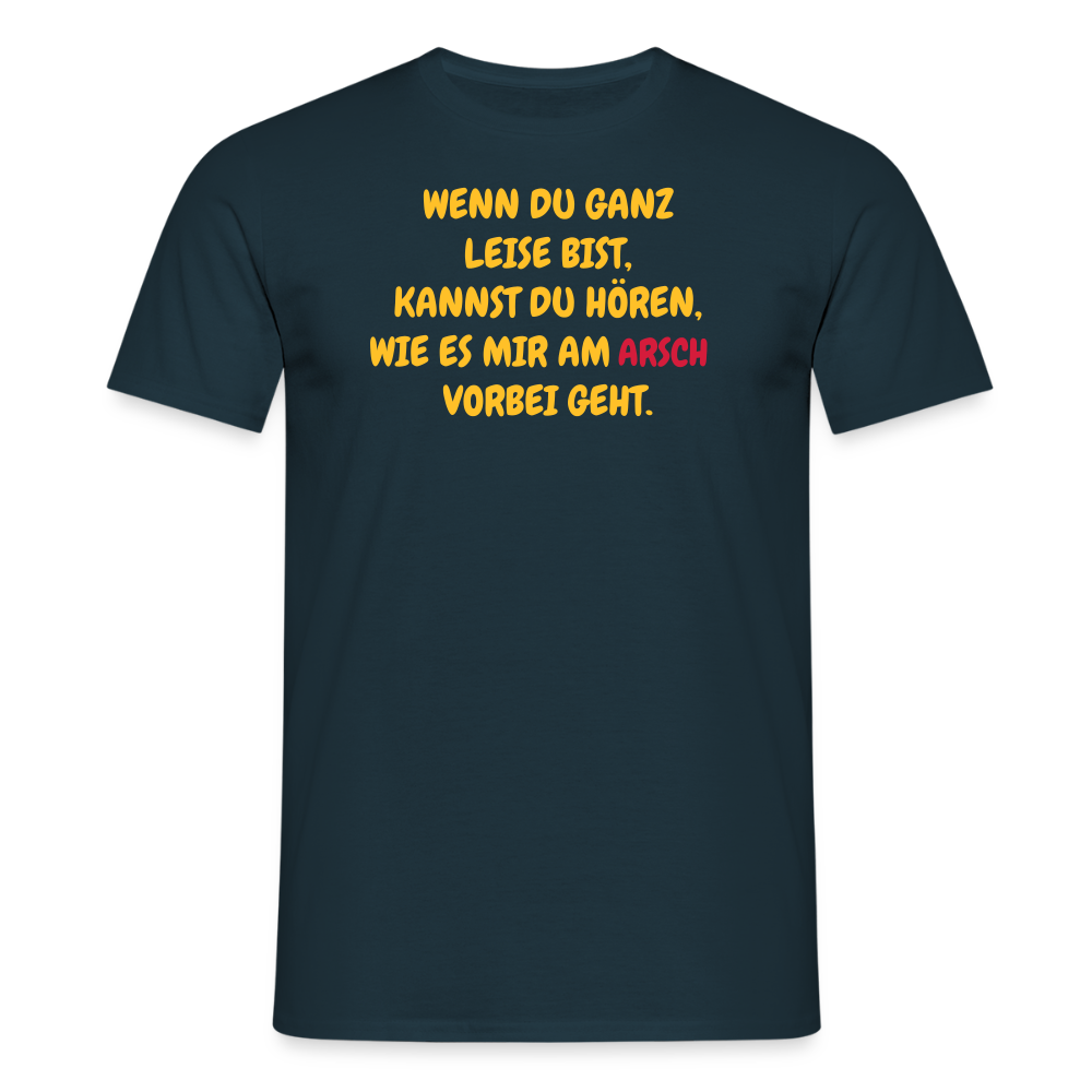 SSW2491WENN DU GANZ LEISE BIST, KANNST DU HÖREN, WIE ES MIR AM             VORBEI GEHT. - Navy