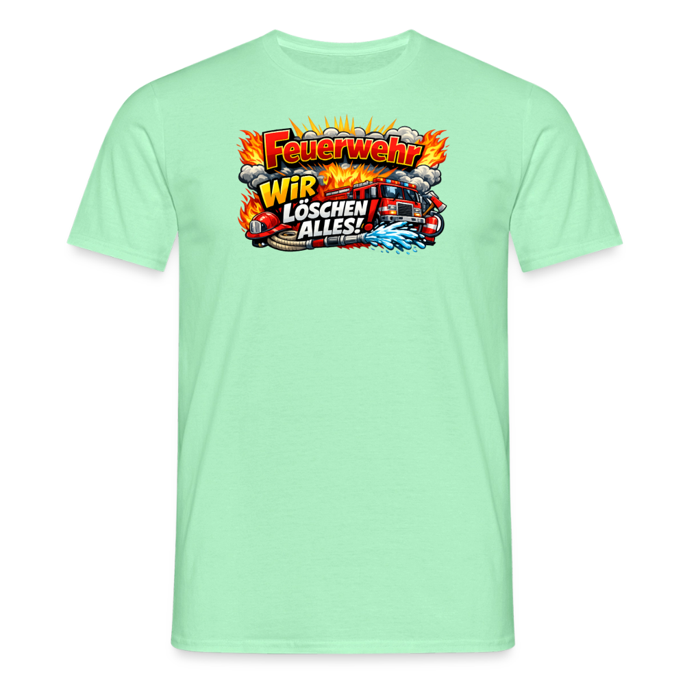 SSW2814 FEUERWEHR WIR LÖSCHEN ALLES - Mintgrün